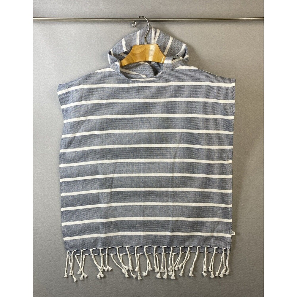 Zestt Organics Hooded Poncho Kids One Size 100% Organic Cotton Beach Bath Travel